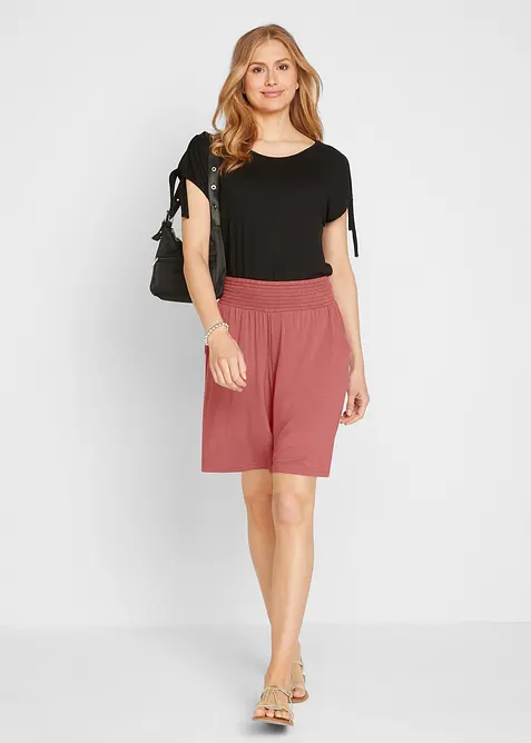 Jersey-bermudashorts i viskosemiks, bonprix