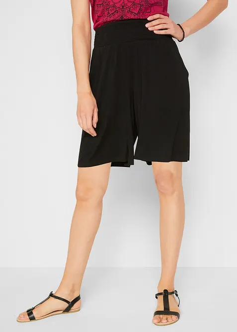 Jersey-bermudashorts i viskosemiks, bonprix