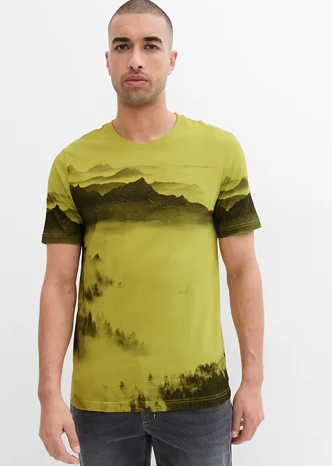 T-skjorte i &oslash;kologisk bomull, bonprix