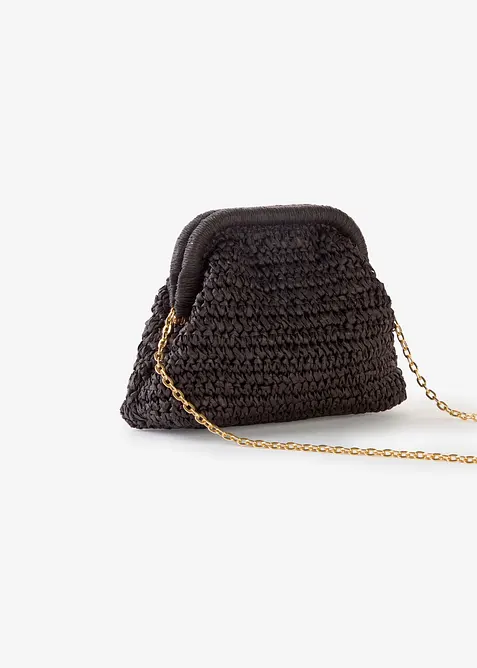 Skulderveske i strå, bonprix