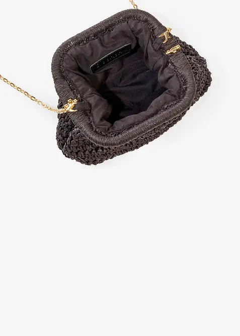 Skulderveske i strå, bonprix