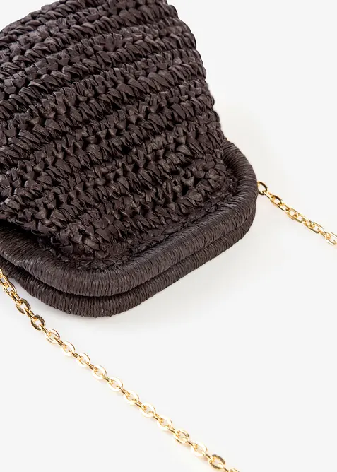 Skulderveske i strå, bonprix