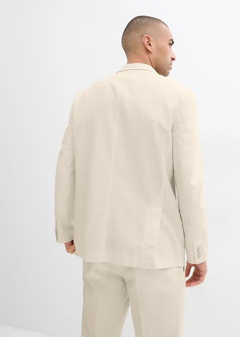 Blazer med lin, Regular Fit, bonprix