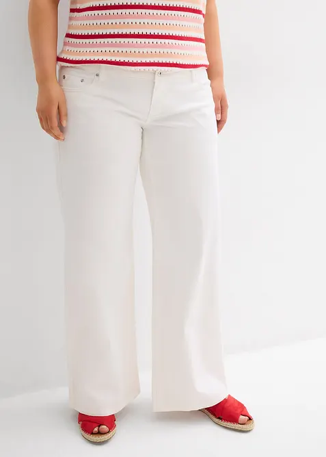 Wide Leg-jeans, Low Waist, bonprix