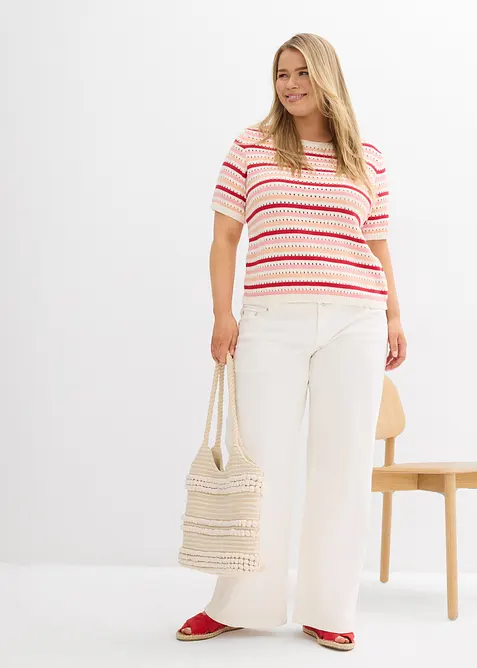 Wide Leg-jeans, Low Waist, bonprix