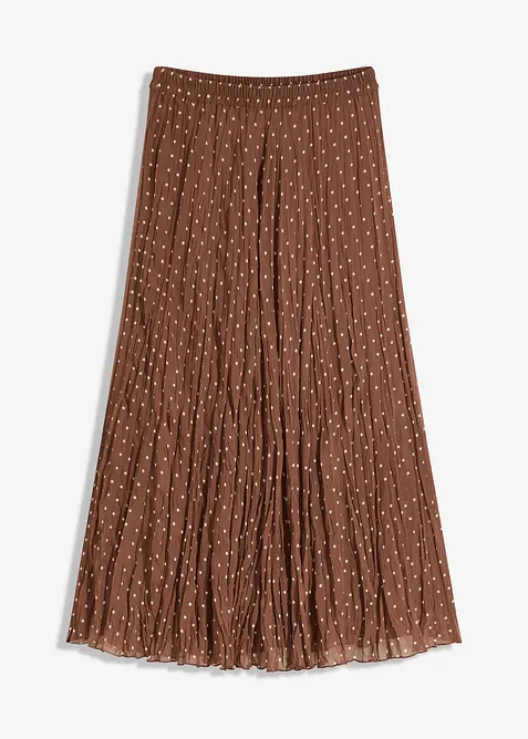 Chiffonskjørt i chrash look, bonprix