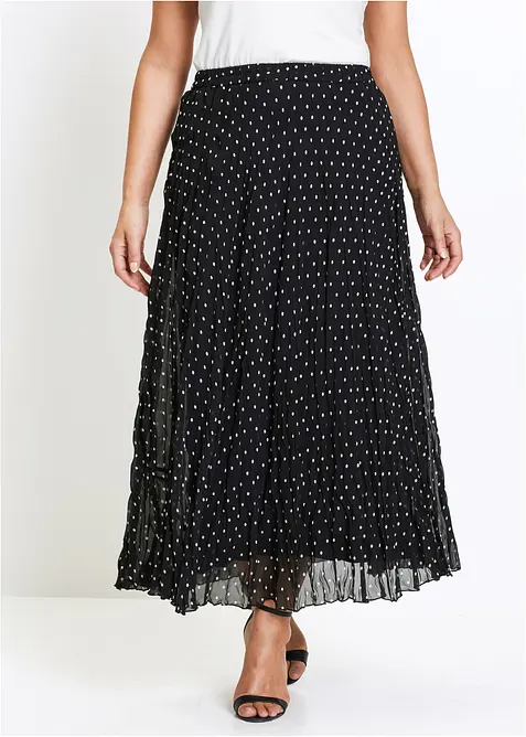 Chiffonskj&oslash;rt i chrash look, bonprix