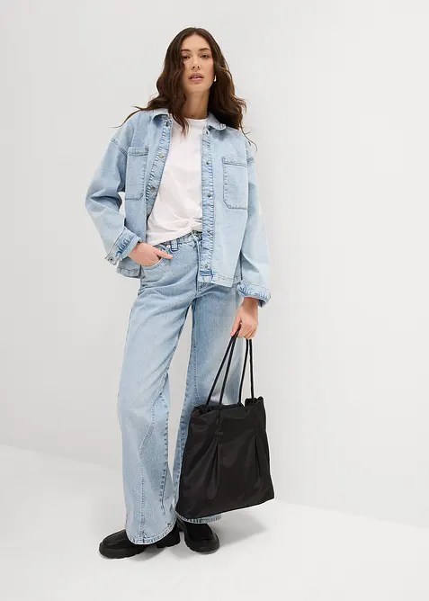 T-skjorte i &oslash;kologisk bomull, bonprix