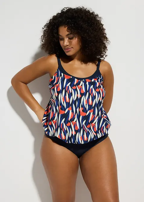 Oversize-tankini (2-delt sett), av resirkulert polyamid, bonprix