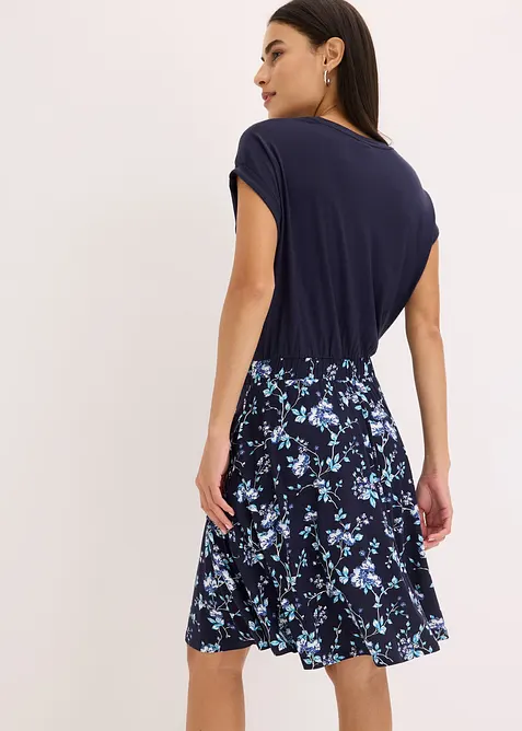 Jerseykjole i viskosemiks, bonprix