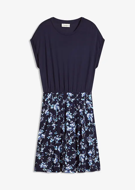 Jerseykjole i viskosemiks, bonprix