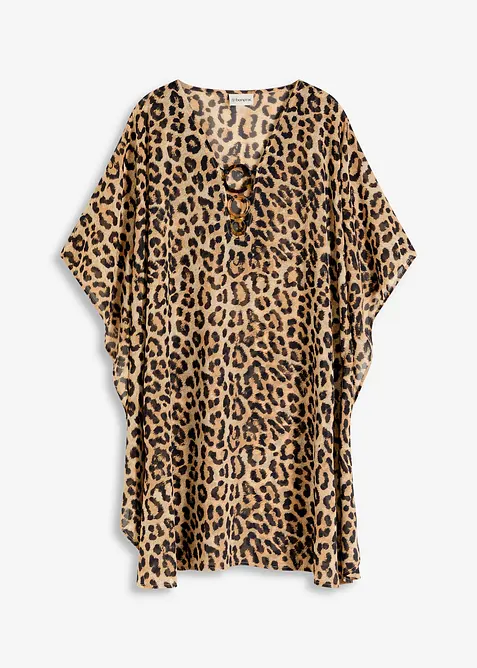 Strandtunika i chiffon, bonprix