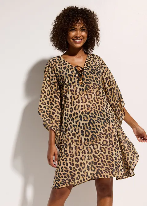 Strandtunika i chiffon, bonprix