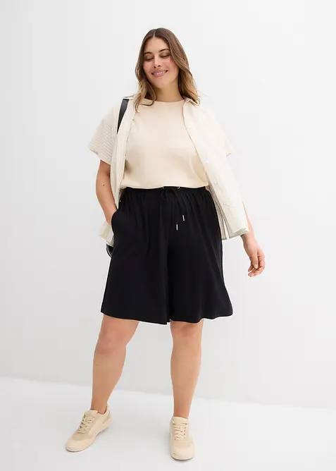 Trikot-bermudashorts i lett viskose, bonprix