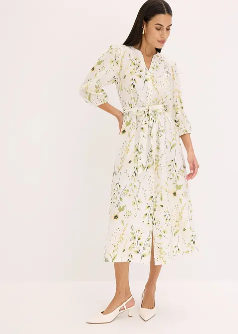 Skjortekjole med trykk, bonprix