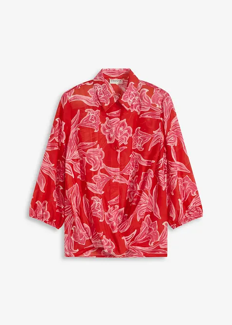 Bluse med trykt mønster, bonprix