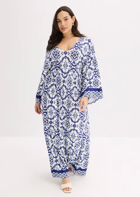 Maxikjole i myk viskosemiks, bonprix