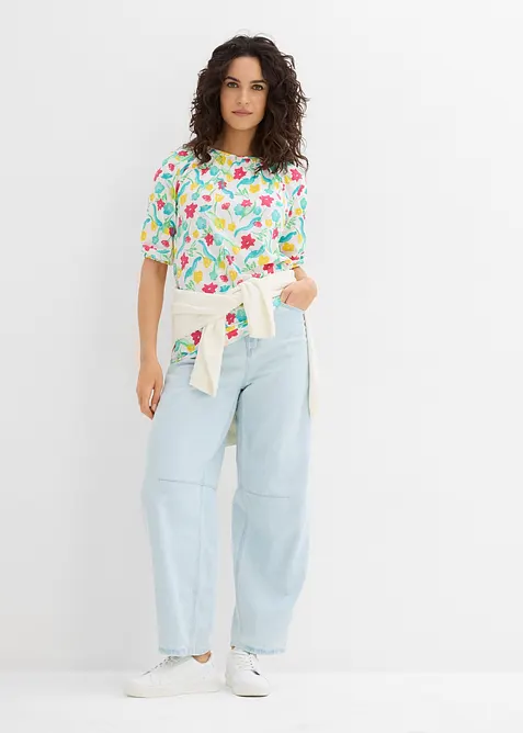 Topp i &oslash;kologisk bomull, bonprix