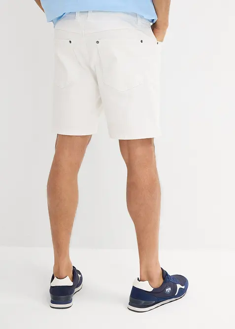 Denimshorts med stretch, Loose Fit ekstra vid, bonprix