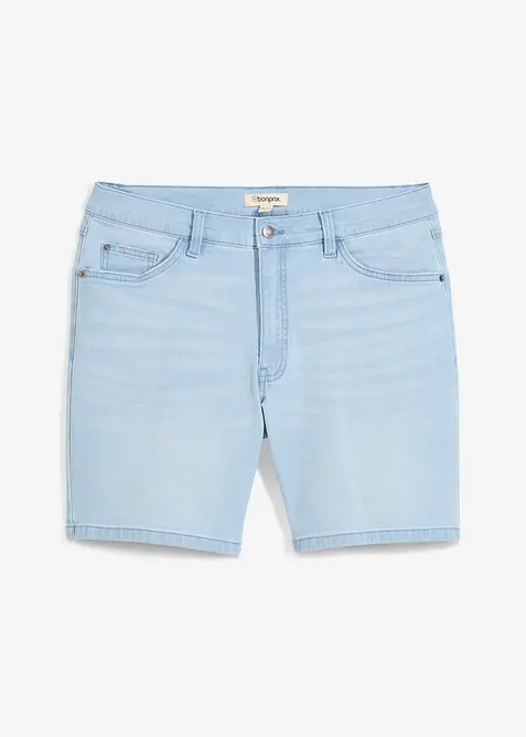 Denimshorts med stretch, Loose Fit ekstra vid, bonprix