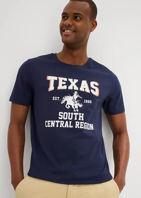 T-skjorte i hudvennlig økologisk bomull, bonprix