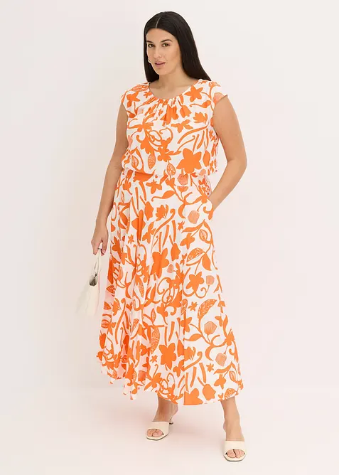 Maxiskj&oslash;rt i lett viskose, bonprix