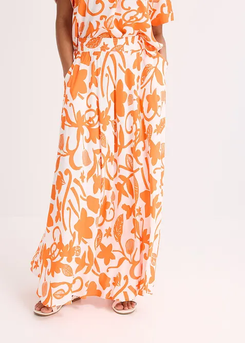 Maxiskj&oslash;rt i lett viskose, bonprix