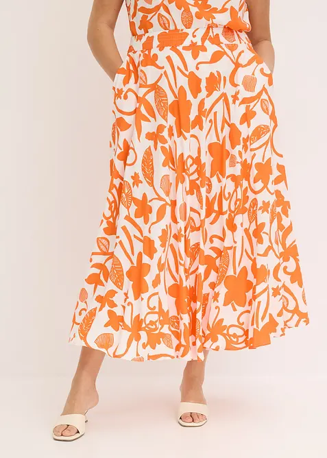 Maxiskj&oslash;rt i lett viskose, bonprix