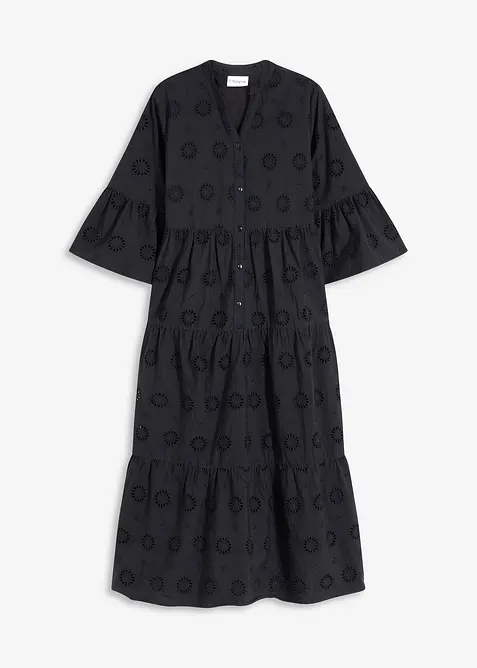 Maxikjole i ren bomull, bonprix