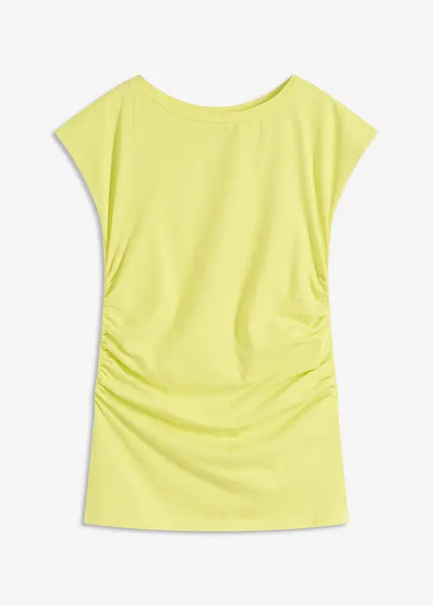 Topp i bomull med elastan, bonprix