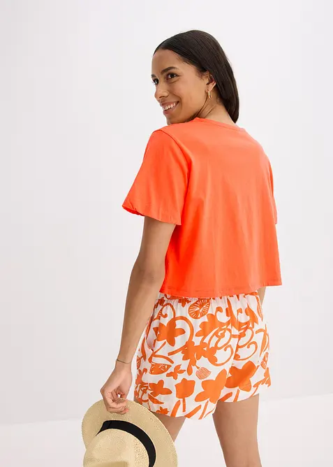 Oversized topp av ren økologisk bomull, bonprix