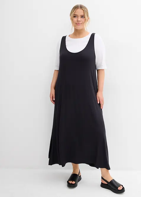 Jerseykjole i lett viskose, bonprix