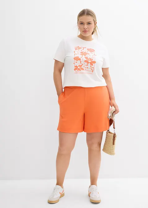 Pull on-shorts i behagelig Punto di Roma-materiale, bonprix