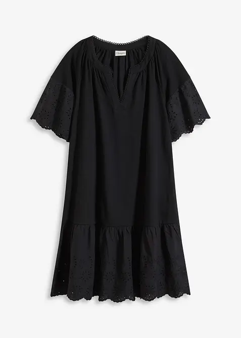 Tunikakjole i &oslash;kologisk bomull, bonprix