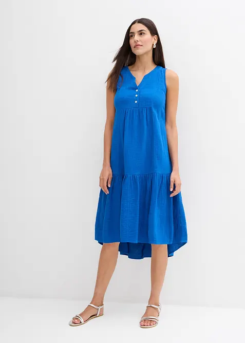 Kjole av luftig musselin, bonprix