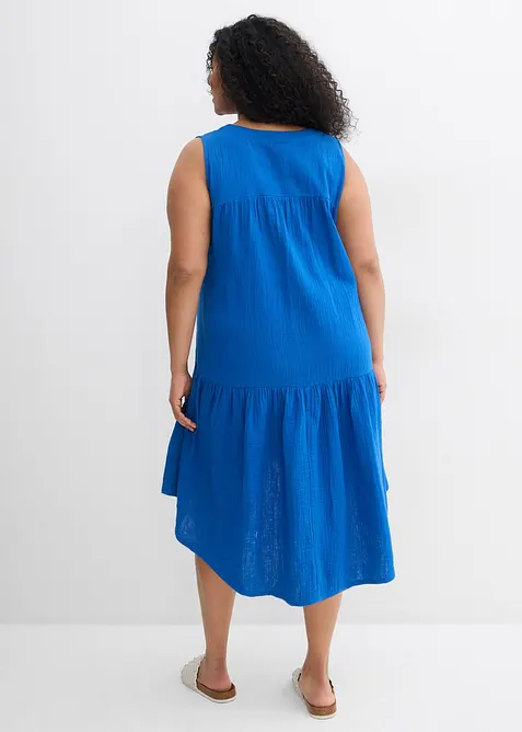 Kjole av luftig musselin, bonprix