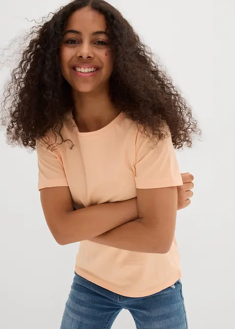 T-skjorte i 100% økologisk bomull (3-pack), bonprix