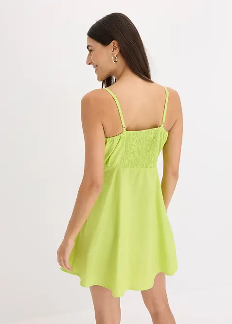 Minikjole i &oslash;kologisk bomull, bonprix