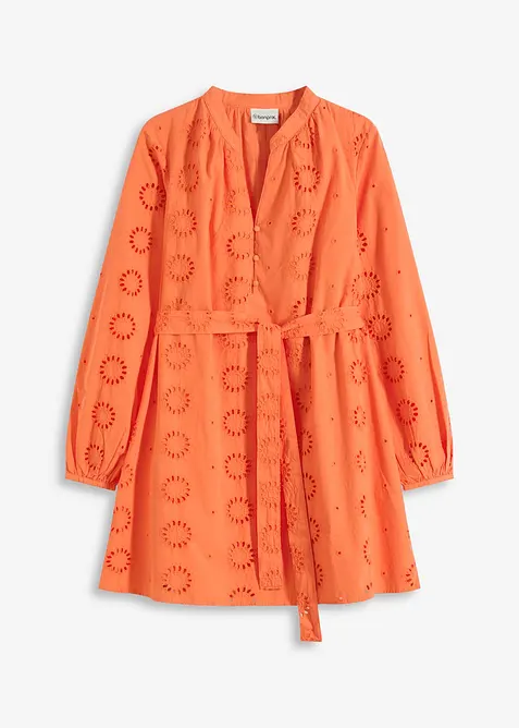 Skjortekjole i ren økologisk bomull, bonprix