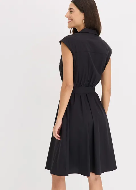 Skjortekjole med knytebelte, bonprix