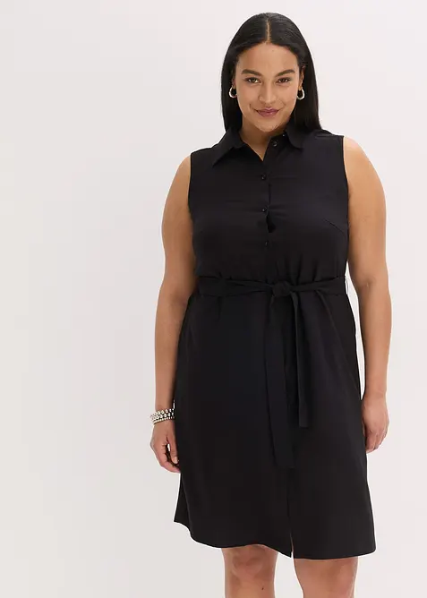 Skjortekjole i viskose, bonprix