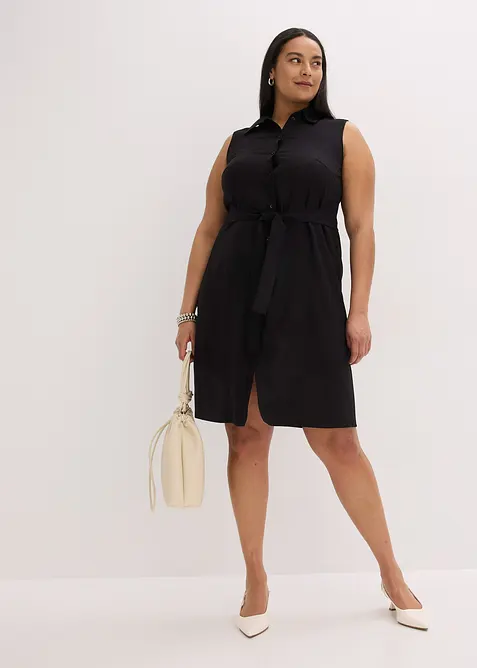 Skjortekjole i viskose, bonprix