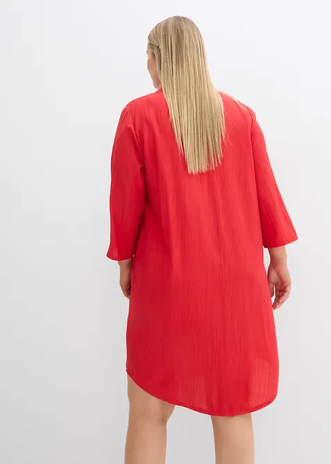 Tunikakjole i lett viskosemiks med struktureffekt, bonprix