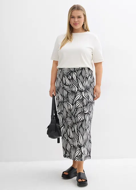 Jerseyskj&oslash;rt i bomull med stretch, bonprix