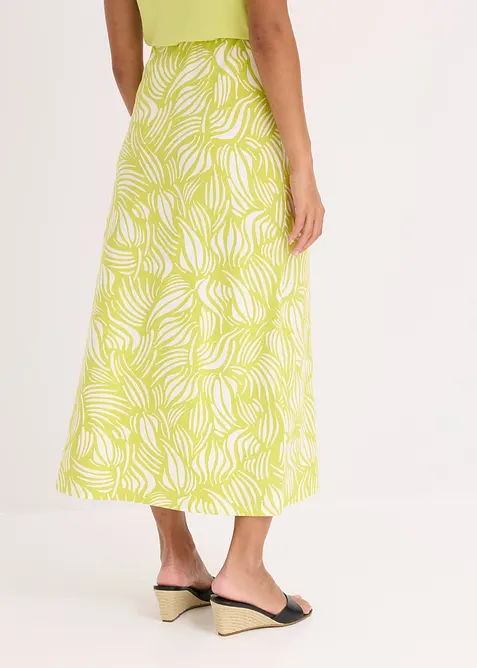 Jerseyskjørt i bomull med stretch, bonprix