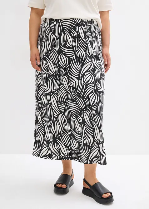 Jerseyskj&oslash;rt i bomull med stretch, bonprix