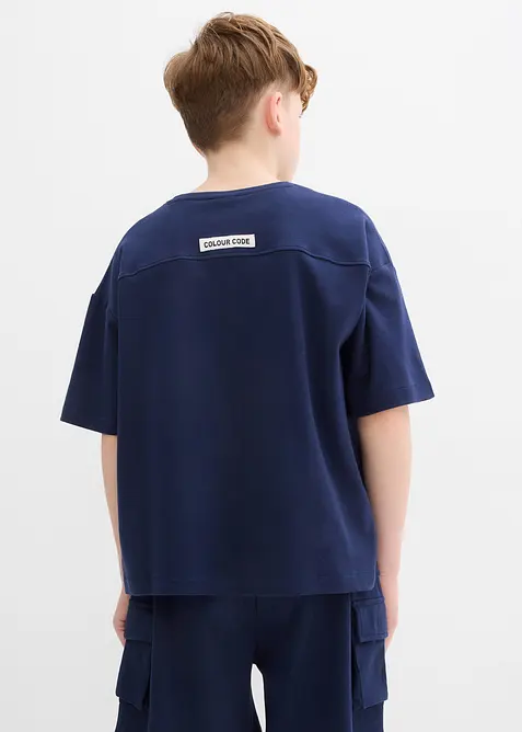 Oversized T-skjorte i &oslash;kologisk bomull, bonprix