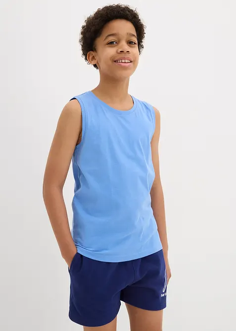 Singlet med økologisk bomull (5-pack), bonprix