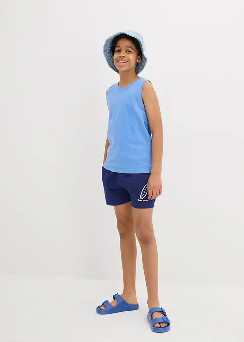 Singlet med økologisk bomull (5-pack), bonprix