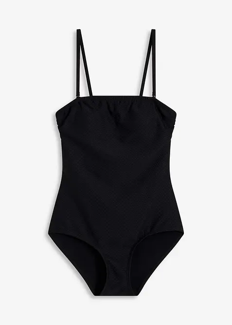 Shape-badedrakt i strukturmateriale, middels formende, bonprix